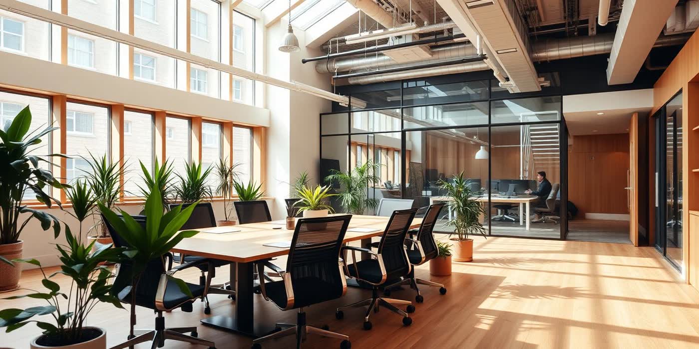 Modern open plan office